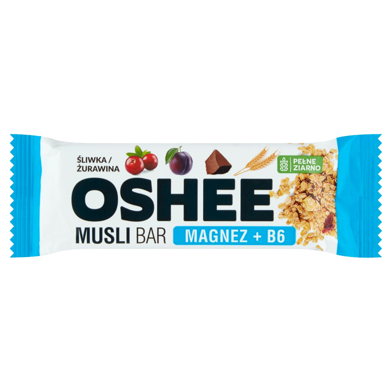 Baton Vitamin Musli bar śliwka – żurawina 40g Oshee