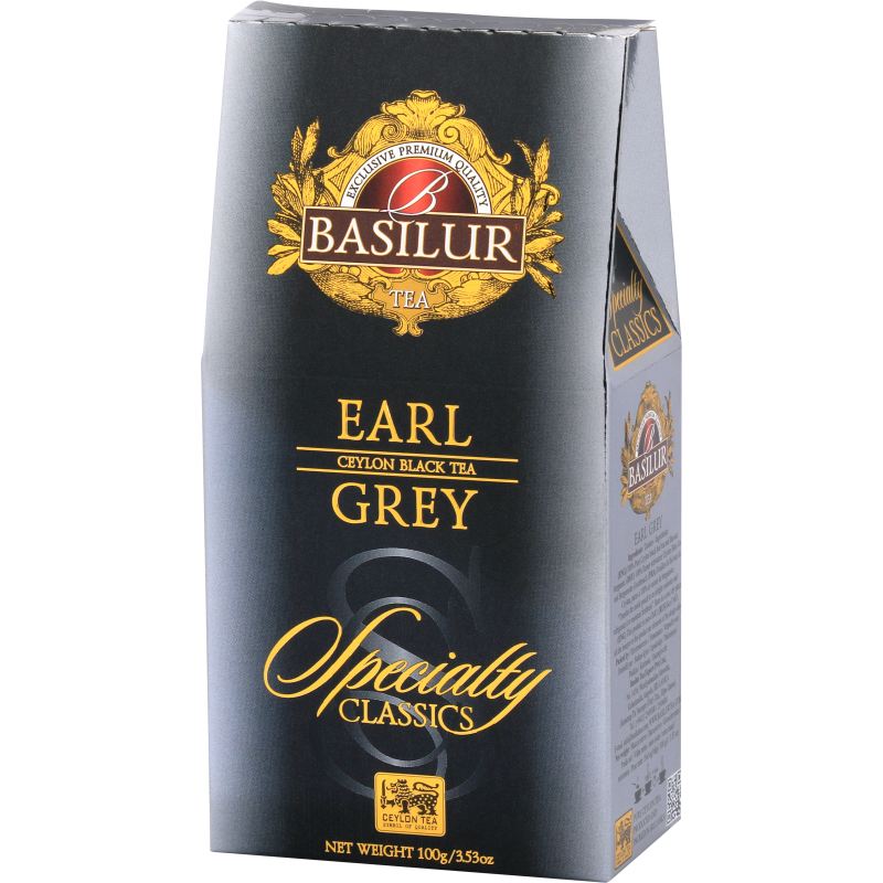 Czarna herbata cejlońska Earl Grey 100g Basilur