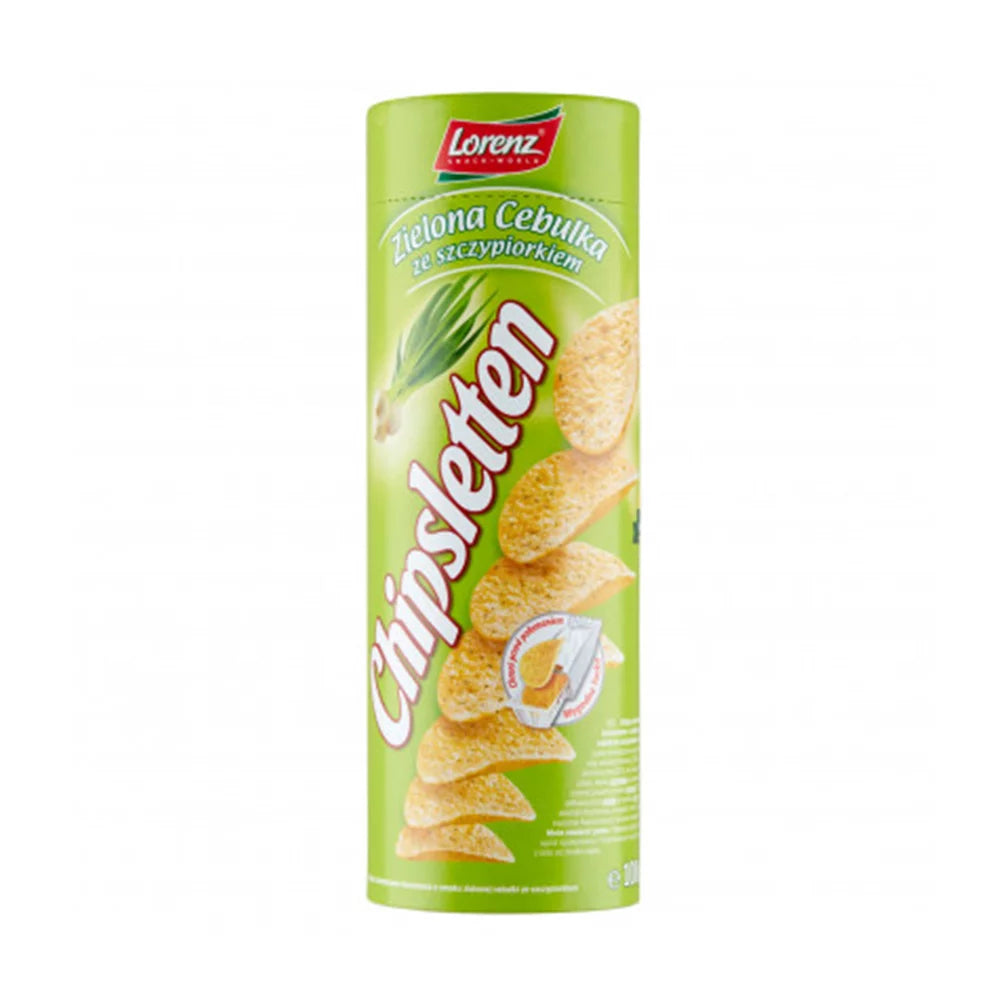 Chipsy Chipsletten o smaku zielonej cebulki ze szczypiorkiem 100g Bahlsen Poznań
